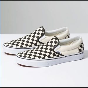 Vans checkerboard slip one.